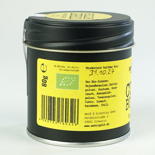 CURRY BUTTER BIO 80g - im Ceylon-Style