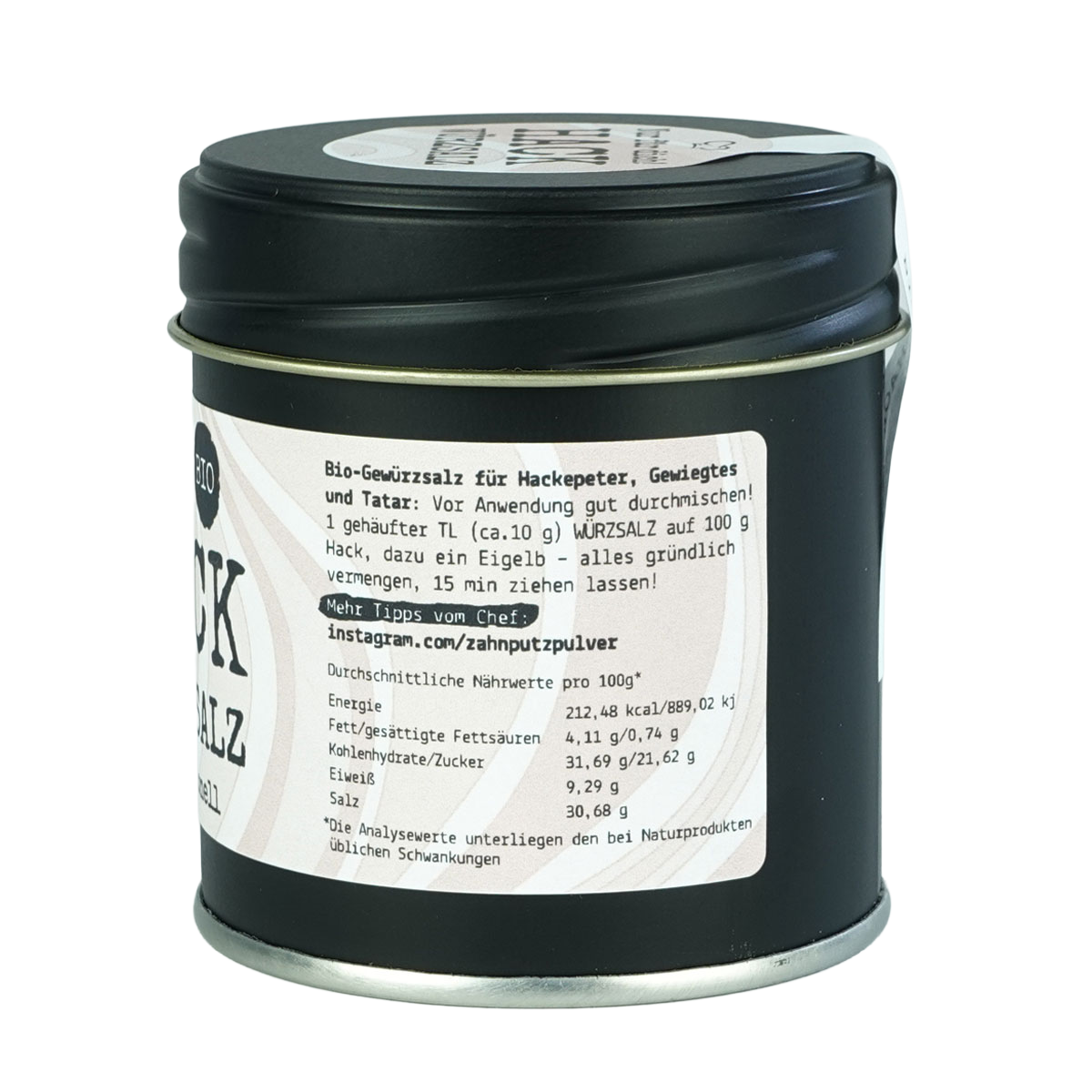HACK WÜRZSALZ BIO 80g - Die traditionelle deutsche Gewürzmischung