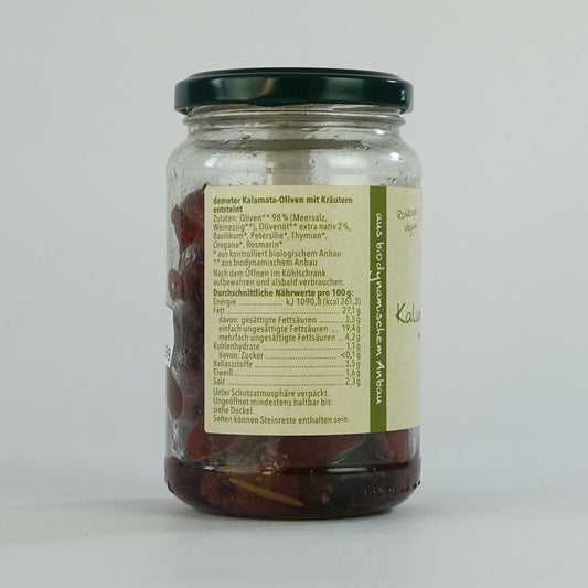 Kalamata-Oliven mit Kräutern - demeter