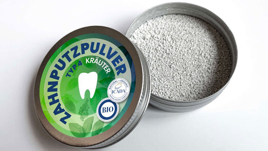 SCHETTLERs Zahnputzpulver Typ 4 - salzfrei mit entzündungsheilenden Kräutern