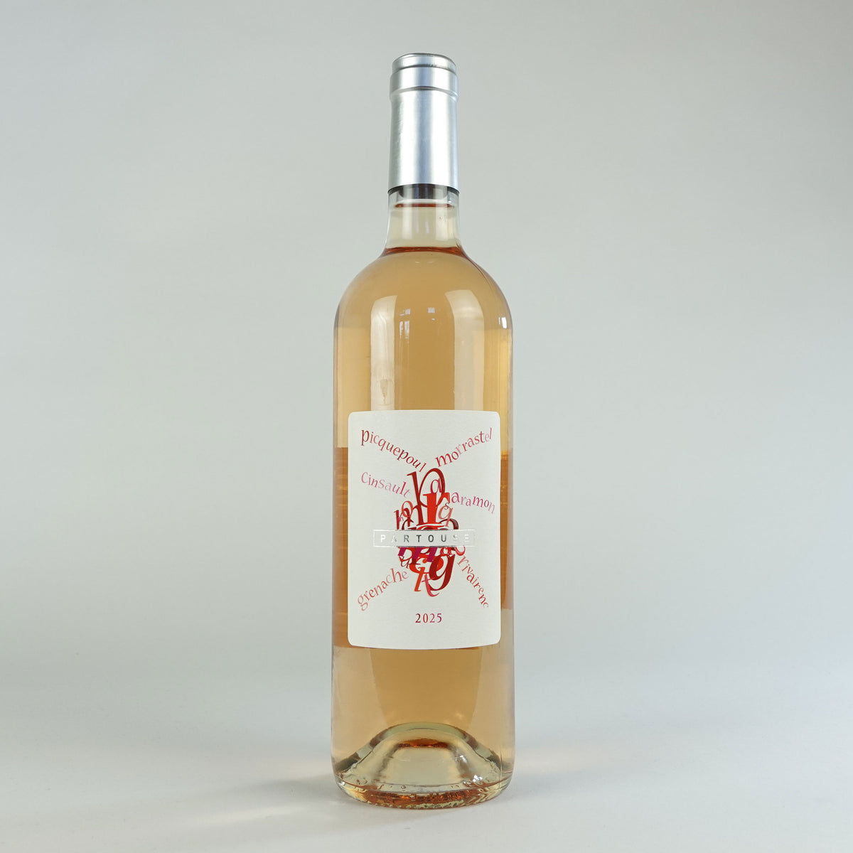 pierre cros Rosé Partouse 2025 Etikett