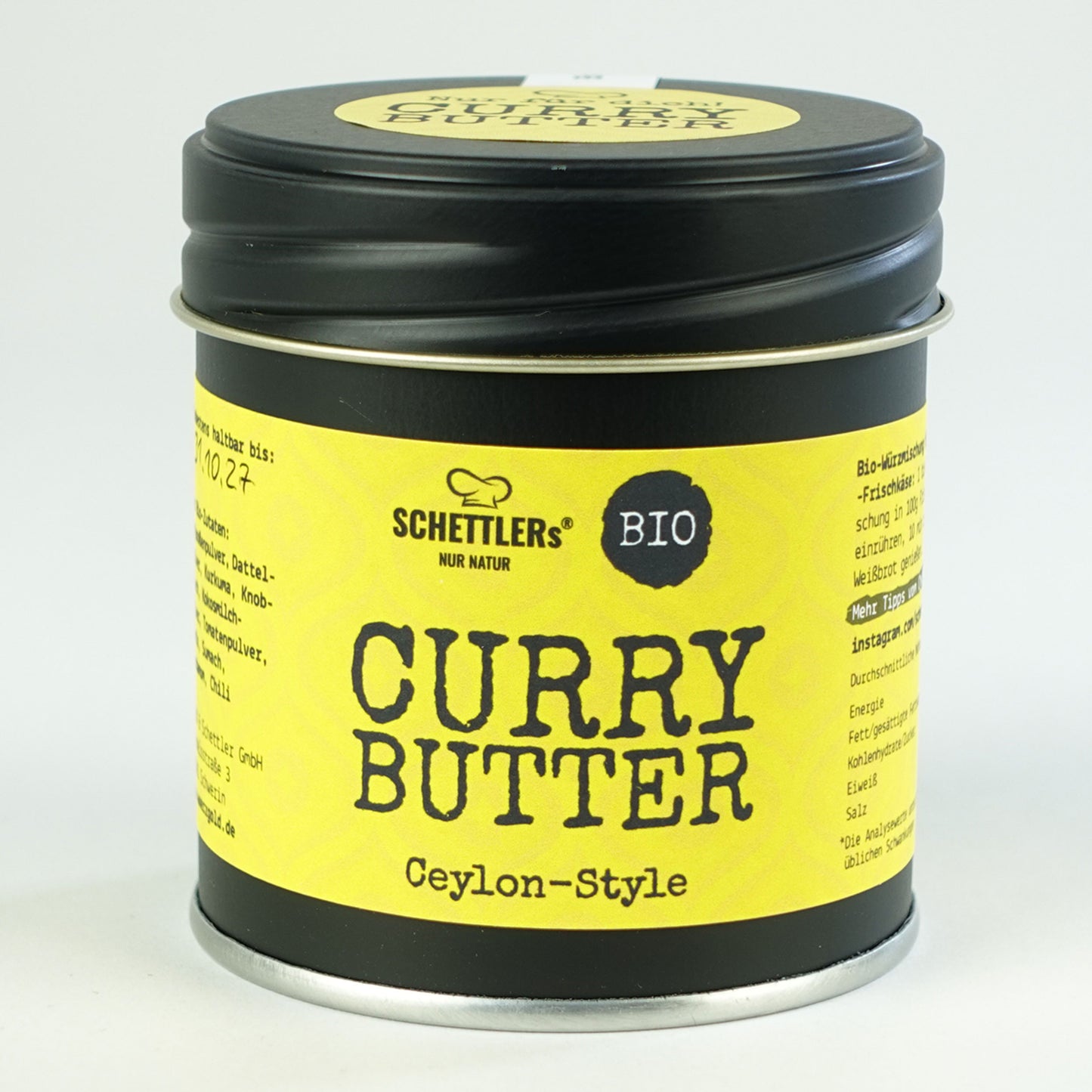 CURRY BUTTER BIO 80g - im Ceylon-Style