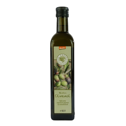 Griechisches Bio-Olivenöl 0,5l