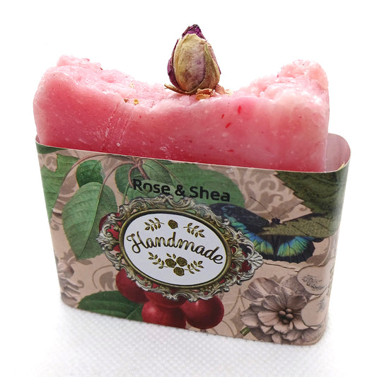 Naturseife Rose & Shea handmade 100g
